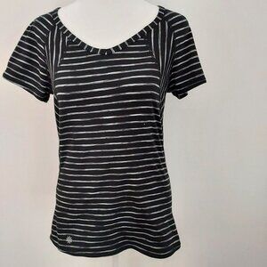 Athleta Pump It Up Striped Short Sleeve Tee